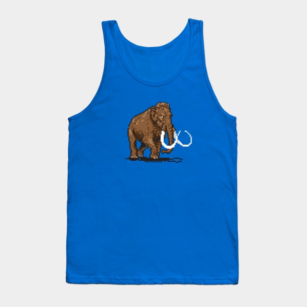 Prehistoric Pixels - Mammoth Tank Top by TeeBC